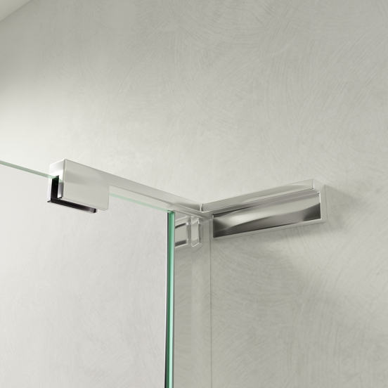 Balmani Modular korte stabilisatiestang links 18x14cm glanzend chroom