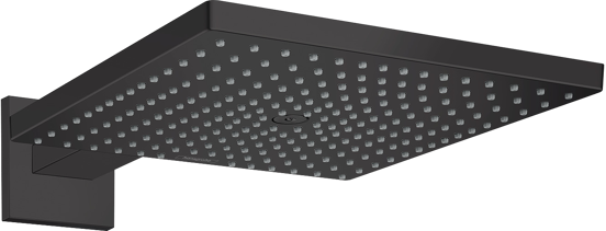 Hansgrohe Raindance E 300 tête de douche carrée avec support mural 30 x 30 cm noir mat