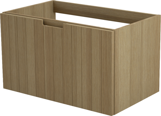 Balmani Adagio meuble sous-vasque suspendu 90 x 55 cm chêne vieilli 1 tiroir