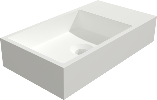 Storke Fada fonteintje 40 x 22 cm matte Solid Surface