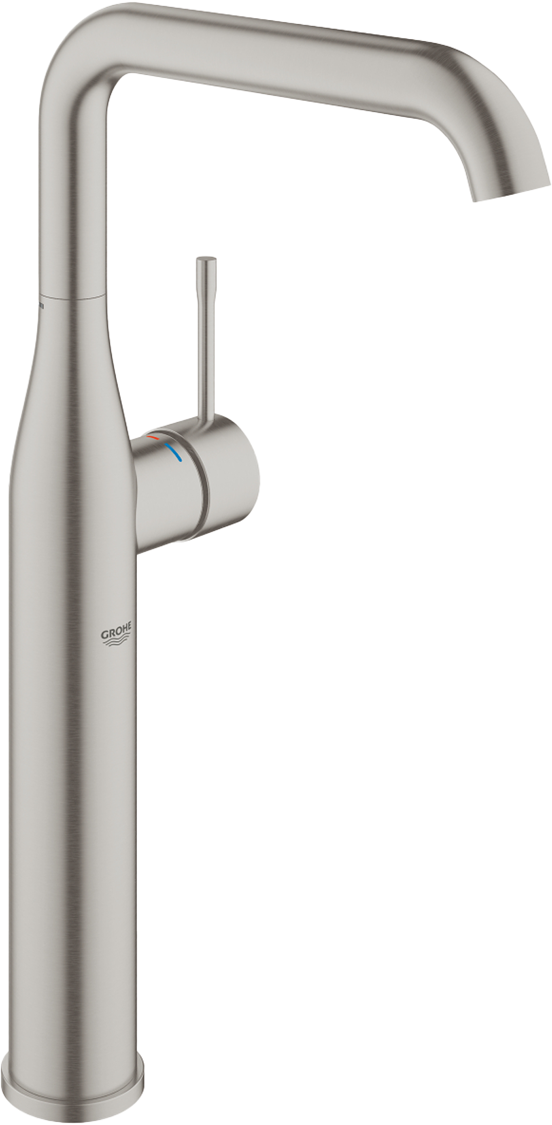 Grohe Essence verhoogde wastafelkraan Supersteel