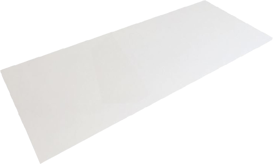 Balmani Stretto tablette simple ou double mat Solid Surface 135 x 55 cm