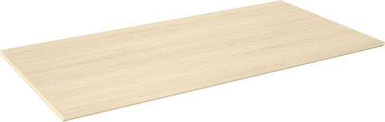 Storke Edge tablette simple mélaminé chêne naturel 105 x 52 cm