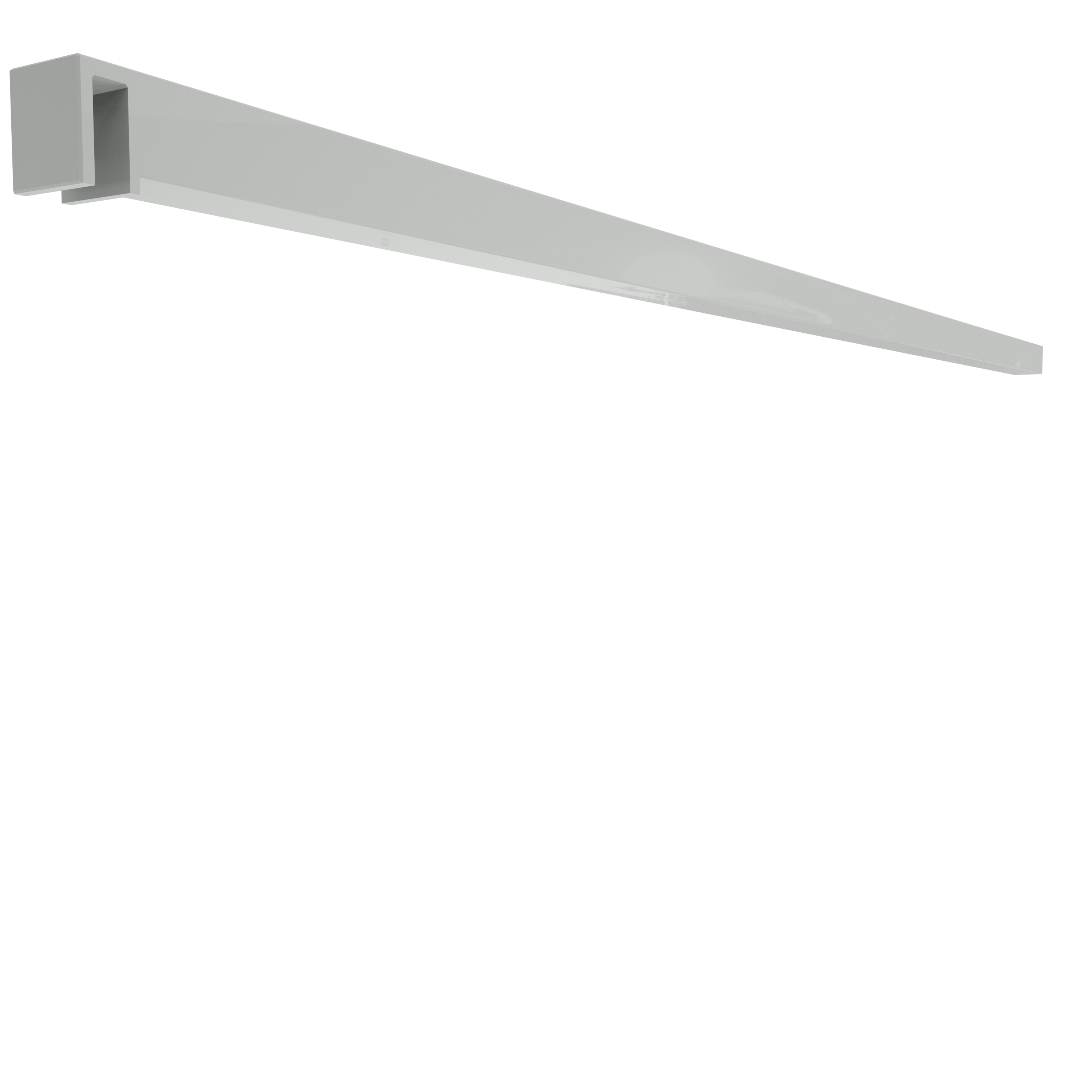 Balmani BMSS Flat stabilisatiestang 120cm mat wit