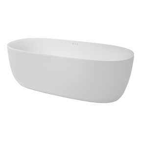 Luca Varess Bolla Whirlpool: Oval, mit Luftdüsen, 180 x 80 cm, Acryl, Weiß matt