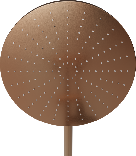 BLAUFOSS Nola 300 opbouw regendoucheset thermostatische kraan Brushed Rosegold