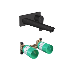 Hansgrohe Talis E inbouw wastafelkraan mat zwart incl. inbouwelement