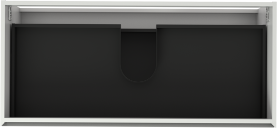 Balmani Mitra zwevende wastafelonderkast 120 x 55 cm mat wit 2 lades