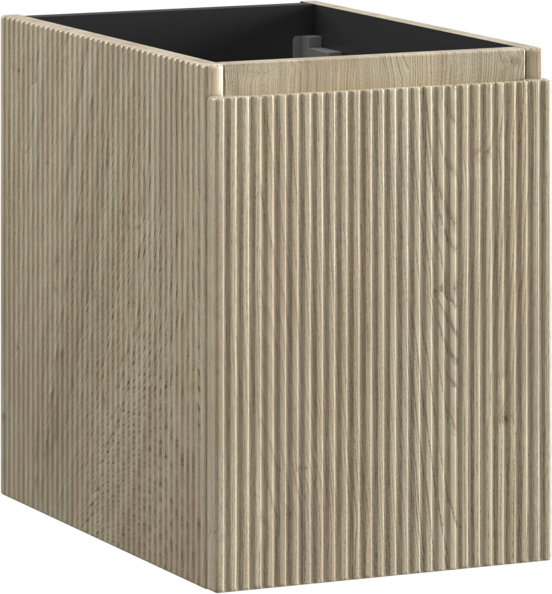 Storke Ribs meuble sous-lavabo suspendu 35 x 52 cm chêne brut