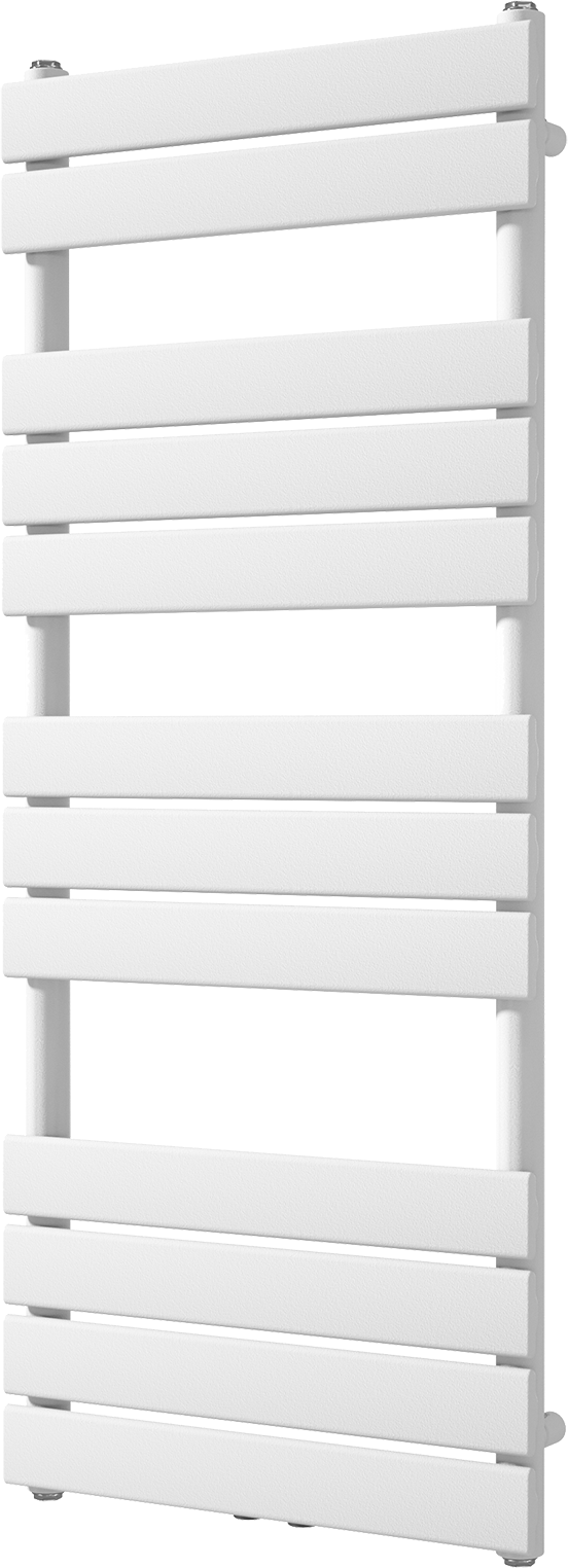 Vipera Vulcan sèche-serviettes simple 50 x 120 cm chauffage central blanc mat raccordements latéral et central possibles 673W