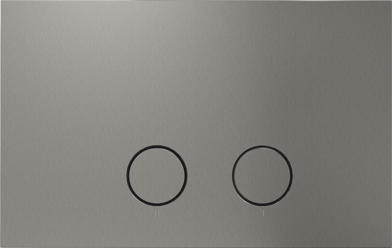 Perola bedieningspaneel Brushed CoolMetal voor UP320 of UP720 inbouwreservoir