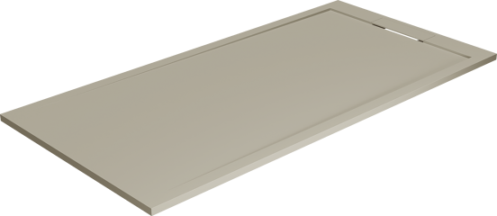 Balmani Andes duschwanne 180 x 90 cm Top Solid seidengrau