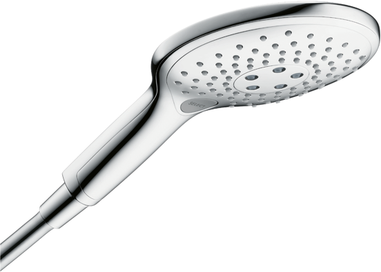 Hansgrohe Raindance Select S 150 Ecosmart pommeau de douche 3 fonctions de jet chrome brillant
