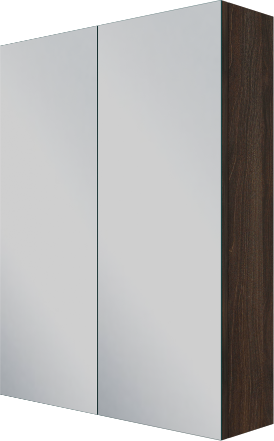 Linie Montro armoire de toilette 60 x 75 cm noyer foncé