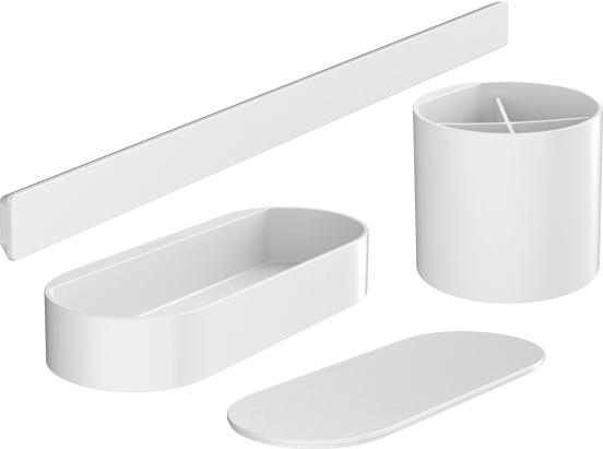 Hansgrohe WallStoris Badezimmer Set weiß matt