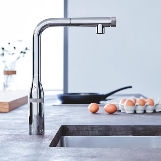 Grohe Essence Smartcontrol keukenkraan met uittrekbare kop chroom 31615000