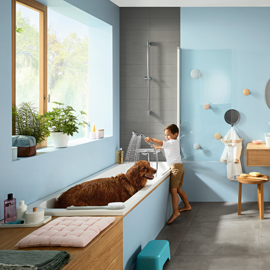 Hansgrohe Ecostat E Coolcontact robinet de bain thermostatique chrome brillant