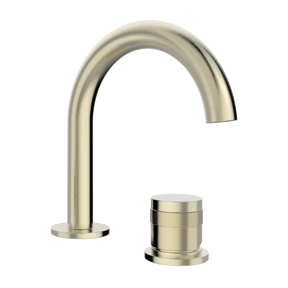 Blaufoss Pavilion Curve standaard wastafelkraan Brushed Champagne Gold
