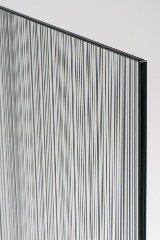 Balmani Modular Glaspaneel voor douchedeur 841mm Barcode zwart