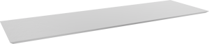 Balmani Eclips tablette simple ou double Solid Surface blanc mat 180 x 55 cm