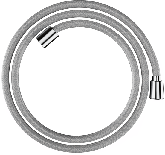 Hansgrohe Designflex Doucheslang 160 cm textiel glanzend chroom