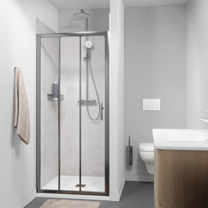 Linie Cadiz driedelige douche schuifdeur
