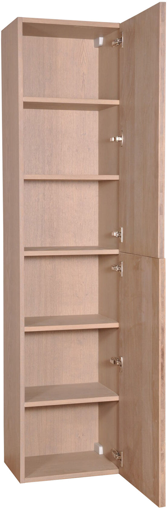 Balmani Adagio Badhochschrank: Stehend, Eiche verwittert, 45 x 35 x 197 cm