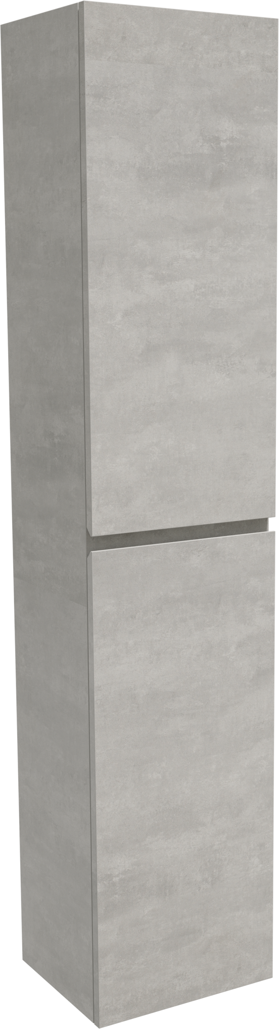 Storke Delta zwevende badkamerkast beton donkergrijs 35 x 30 x 165 cm