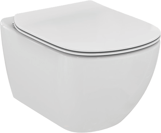 Ideal Standard Tesi wc suspendu blanc brillant bride de rinçage fine