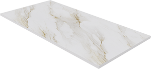 Luca Varess Suite Duschwanne 180 x 90 cm Marmorkomposit Marble Gold 