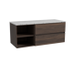 Storke Edge meuble salle de bains avec tablette pour vasques Tavola
