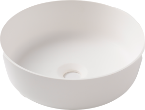 Balmani Zone waskom matte Solid Surface rond Ø 35 cm