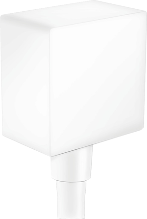 Hansgrohe FixFit Square coude de raccordement 1/2" blanc mat