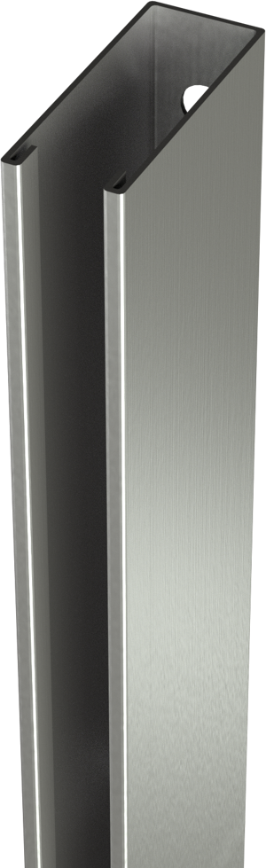Balmani Modular muurprofiel 3x200cm Brushed CoolMetal