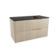 Linie Ribbo meuble salle de bains avec lavabo Vano