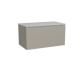 Storke Ribs meuble salle de bains avec tablette pour vasques Tavola