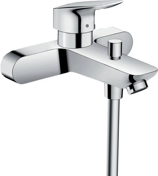 Hansgrohe Logis standard robinet baignoire mitigeur chrome brillant