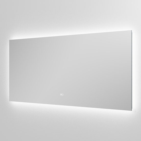 Balmani Giro Touch miroir rectangulaire lumineux et anti-buée 150 x 65 cm