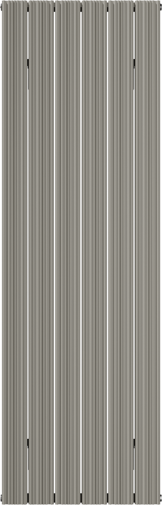 Vipera Mares enkele handdoekradiator 56,5 x 180 cm centrale verwarming zijdegrijs zij- en middenaansluiting 1539W