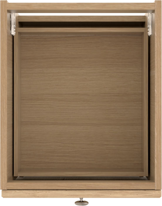 Balmani Lemon meuble sous-lavabo suspendu 45 x 55 cm chêne vieilli 2 tiroirs