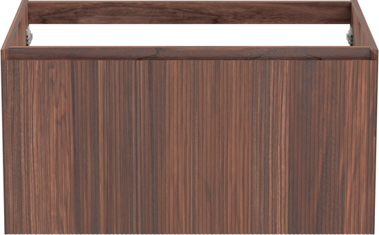 Balmani Fila zwevende wastafelonderkast 90 x 55 cm fineer notenhout 2 lades