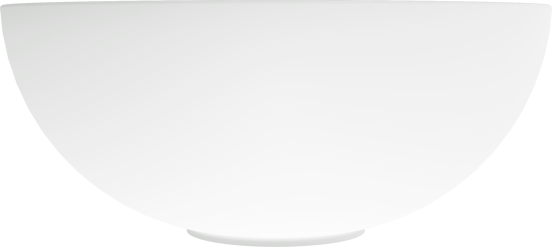 Luca Varess Supra vasque à poser porcelaine blanc mat rond Ø 36 cm