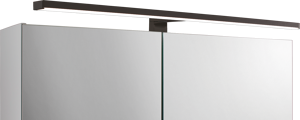 Balmani Cubico LED Spiegelbeleuchtung: 80 cm, Schwarz