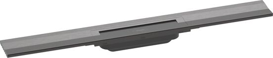 Hansgrohe RainDrain Flex Fertigset Duschrinne kürzbar 70cm Brushed Black Chrome