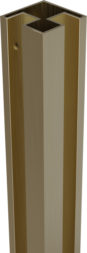 Balmani Modular hoekprofiel 200 cm brushed champagne gold