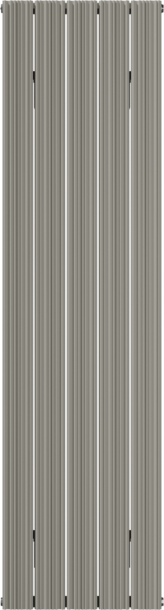 Vipera Mares sèche-serviettes simple 47 x 180 cm chauffage central soie grise raccordements latéral et central possibles 1259W