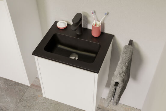 Storke Scuro plan simple quartz mat 45 x 35 cm