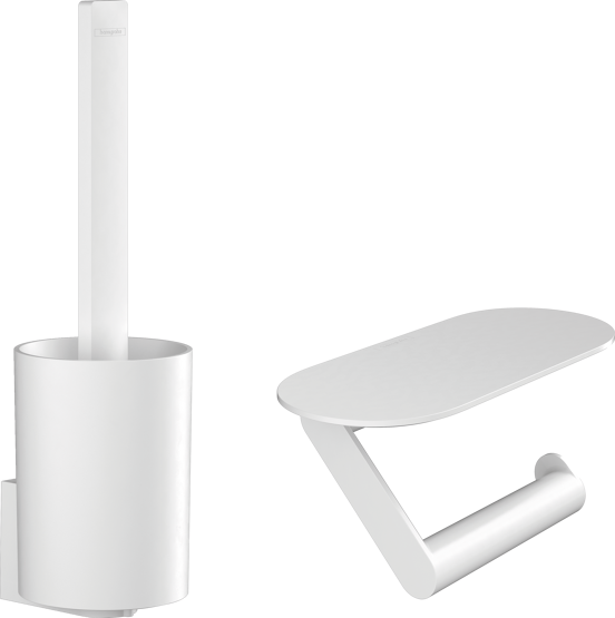 Hansgrohe WallStoris WC-Accessoires-Set weiß matt