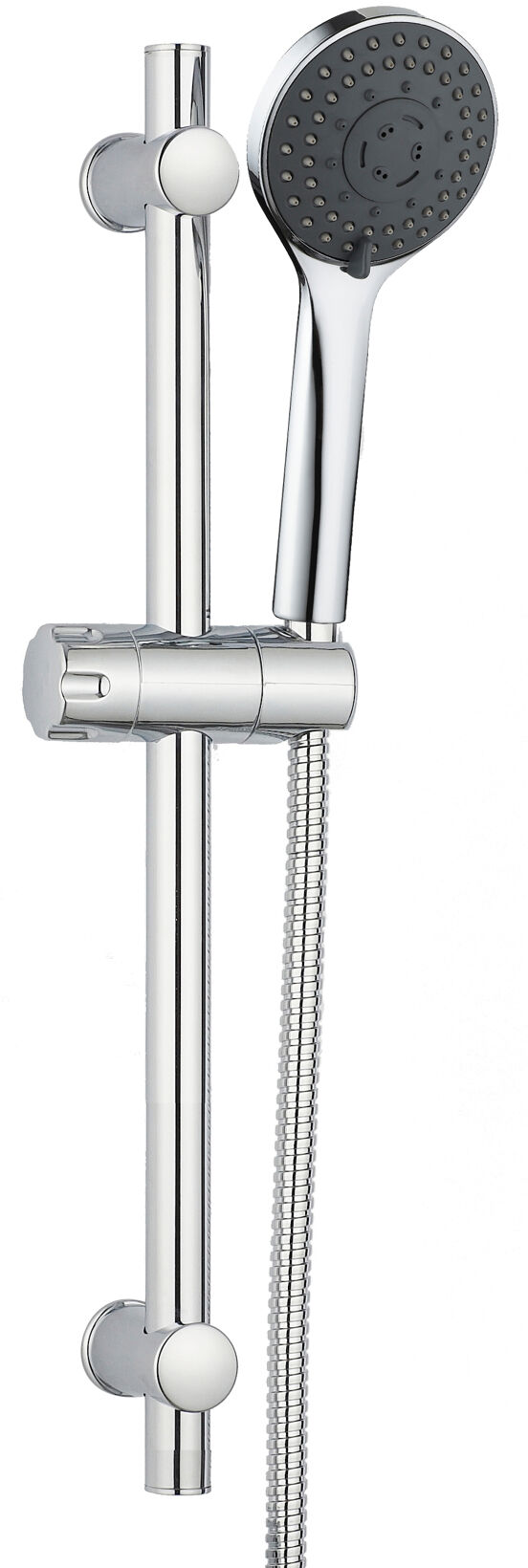 Linie Sunny 75 glijstangset ø9,5cm 3 functies chroom