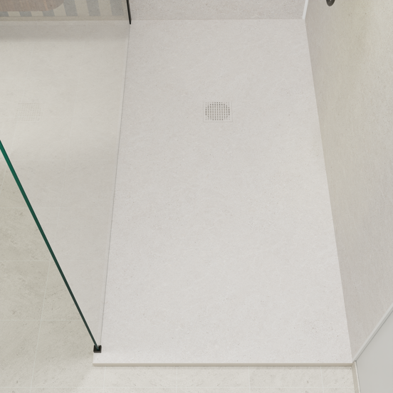 Luca Varess Suite receveur de douche 180 x 90 cm marbre composite Dizzy Light 